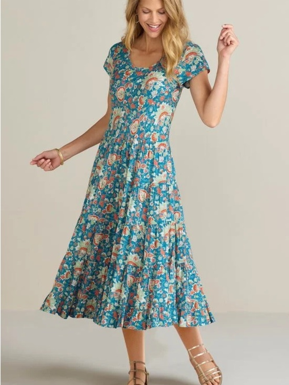 Soft surroundings maxi dress size xs